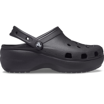 Dép Crocs Women Classic Platform Clog Black