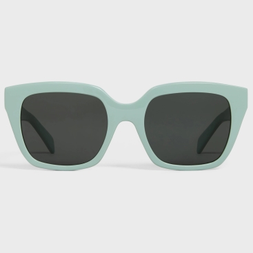 Kính mát nữ Celine Monochroms 03 Sunglasses in Square Mint Acetate Frame