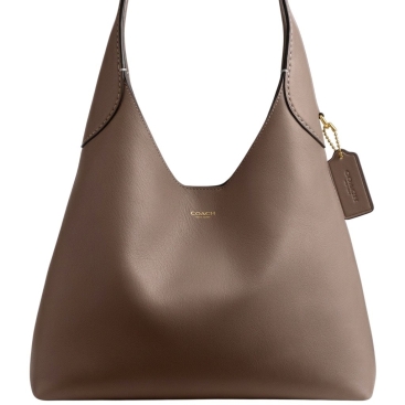 Túi xách nữ Coach Brooklyn Shoulder Bag 28 Dark Stone CU068