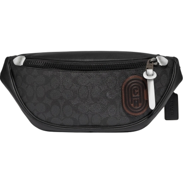 Túi Coach Rivington Belt Bag In Signature Canvas With Coach Patch 79037