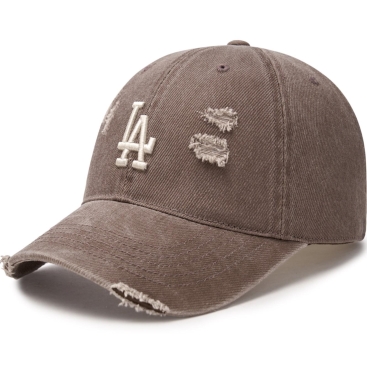 Mũ Lưỡi Trai MLB Damage Washed Unstructured Ball Cap LA Dodgers Brown 3ACPVV34N-07BRL