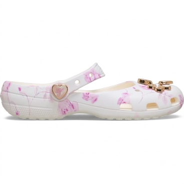 Giày Crocs Classic Ballet Flat LoveShackFancy Oyster