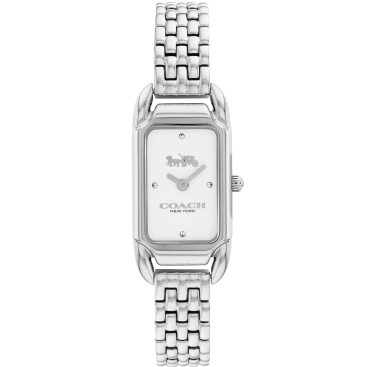 Đồng hồ nữ Coach Cadie Silver Stainless Steel White Dial Womens Watch 14504035