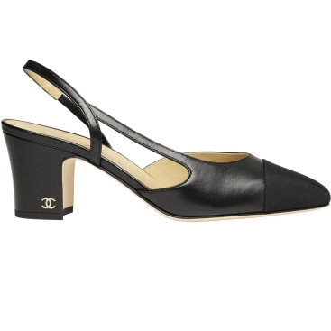 Giày Chanel Block Heel SlingBack Sandal