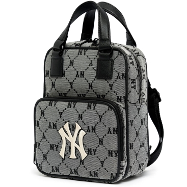 Túi xách NY MLB Monogram Diamond Jacquard Mini Backpack New York Yankees 3ABKS031N-50GRS
