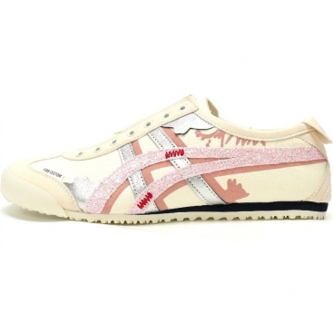 Giày Onitsuka Tiger Mexico 66 Custom Hồng Bạc