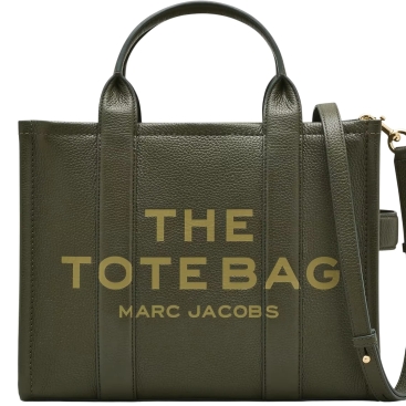 Túi Marc Jacobs The Leather Medium Tote Bag Forest H004L01PF21