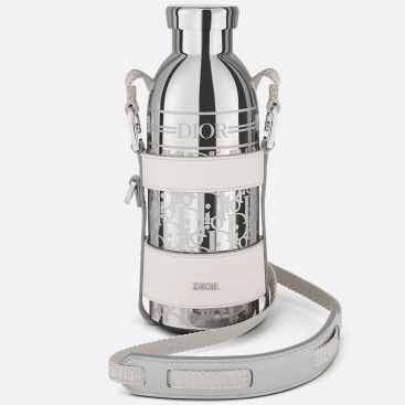 Bình đựng nước giữ nhiệt Dior Aqua Bottle With Shoulder Strap