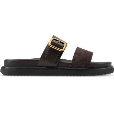 Dép Louis Vuitton LV Venice Mule Brown