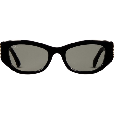 Kính mát nữ Gucci Specialized Fit Rectangular Sunglasses Black GG2044SA