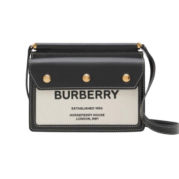 Túi Burberry Mini Horseferry Print Title Bag with Pocket Detail