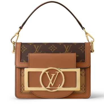 Túi xách nữ LV Louis Vuitton Mini Dauphine Lock XL Monogram Coated Canvas